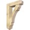 Ekena Millwork Olympic Arts and Crafts Rough Sawn Bracket w/ Offset Brace, Douglas Fir, 8"W x 32"D x 44"H BKT0806X32X44OLY03RDF - alternate 1